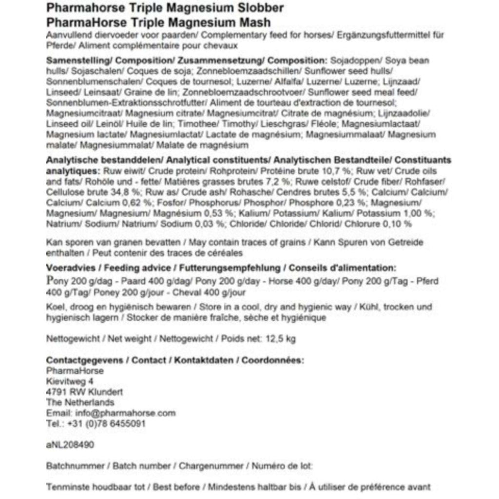PharmaHorse Mash Triple Magnesium
