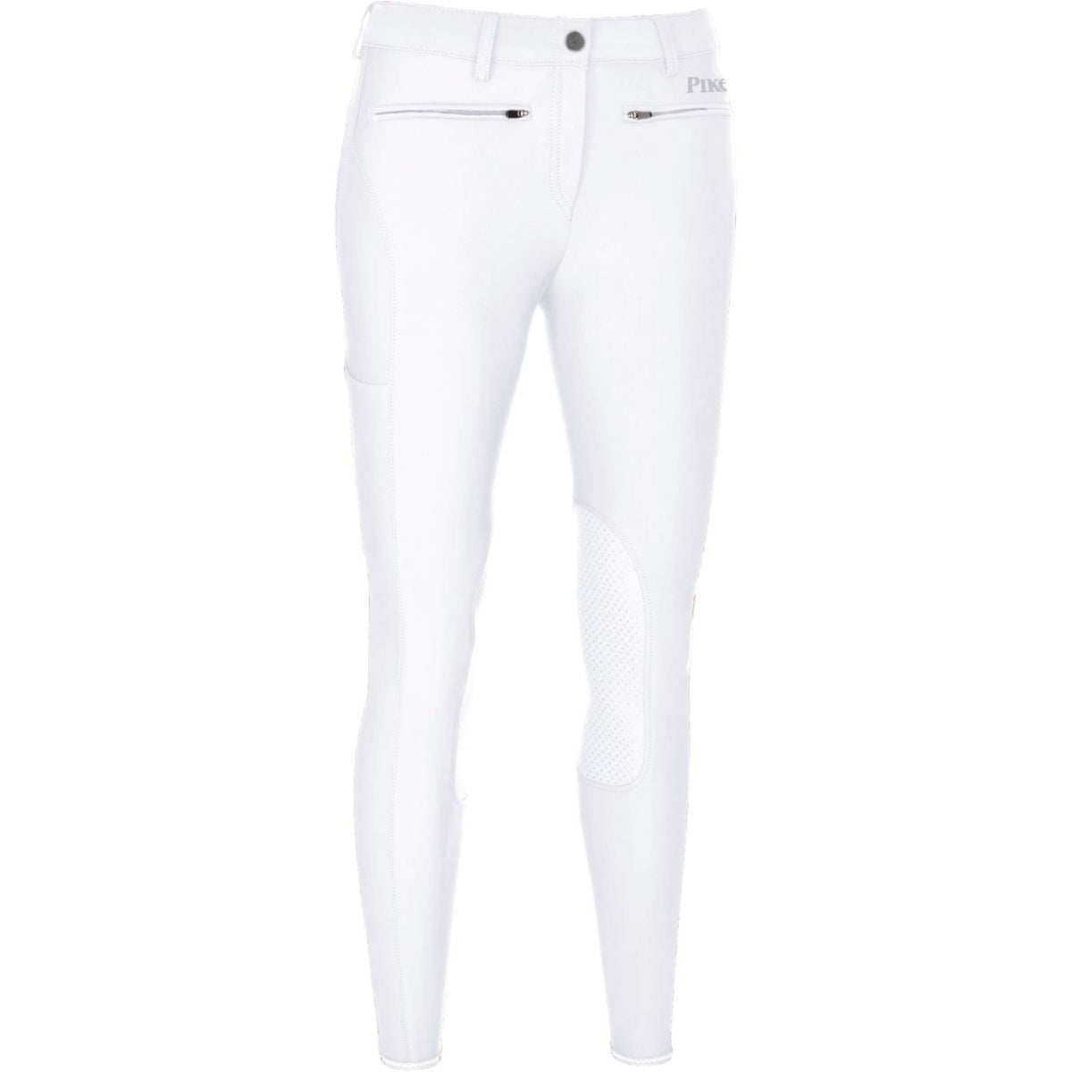 Pikeur Pantalon d'Équitation Tessa Prise de Genou Blanc