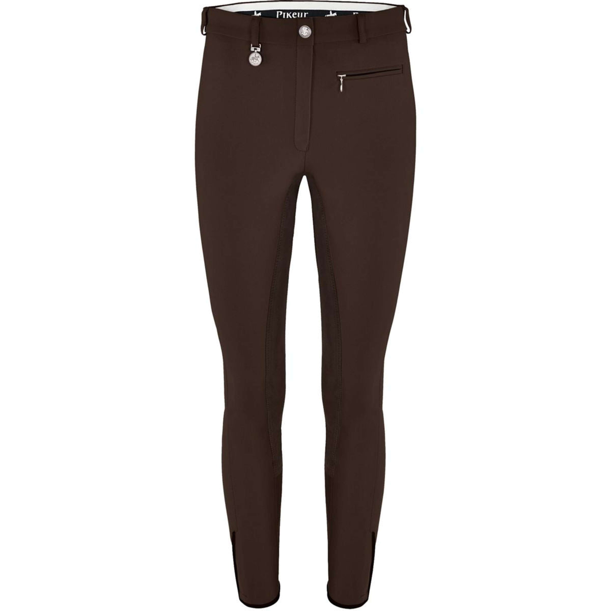 Pikeur Pantalon d'Équitation Lugana McCrown Full Grip Chocolat