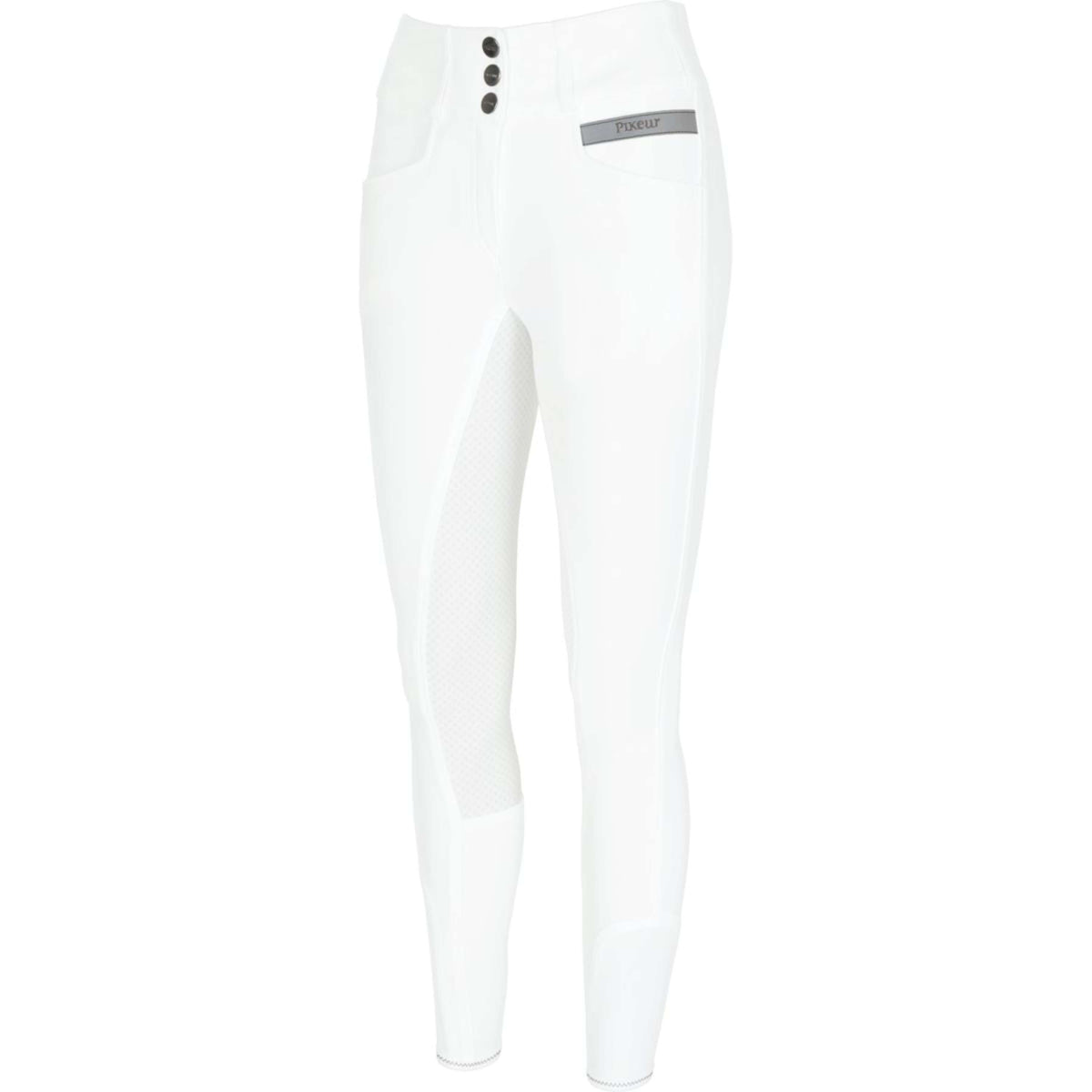 Pikeur Pantalon d'Équitation Candela Competition Full Grip Blanc