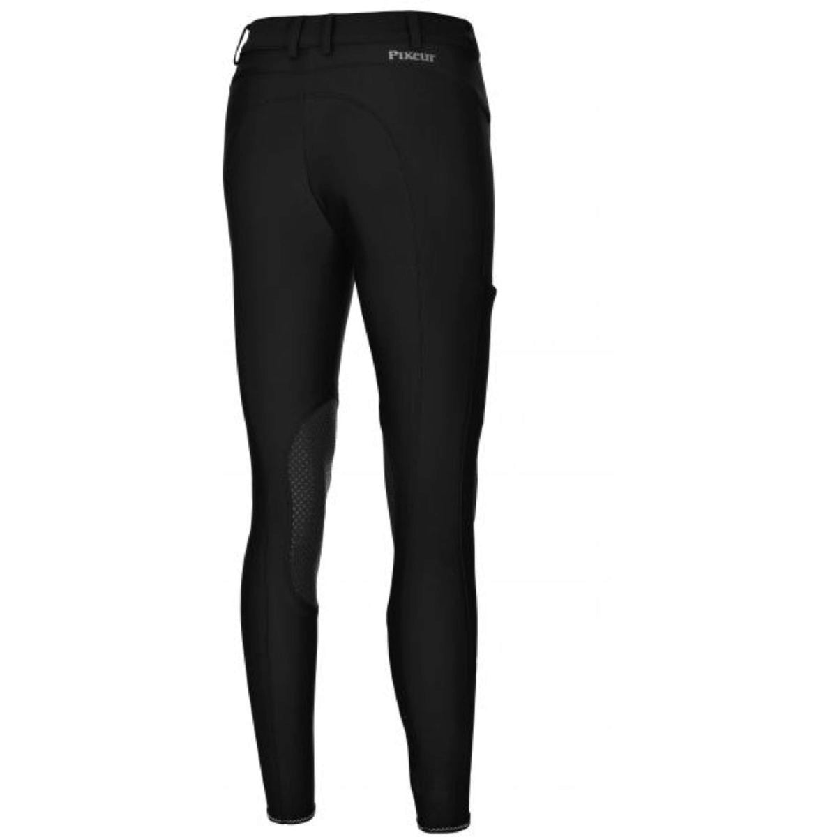 Pikeur Pantalon d'Équitation Tessa Prise de Genou Noir