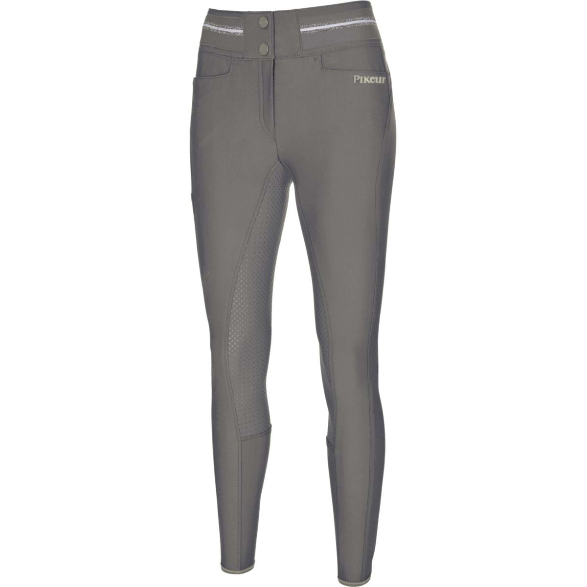 Pikeur Pantalon d'Équitation Calanja Full Grip Clair-Gris