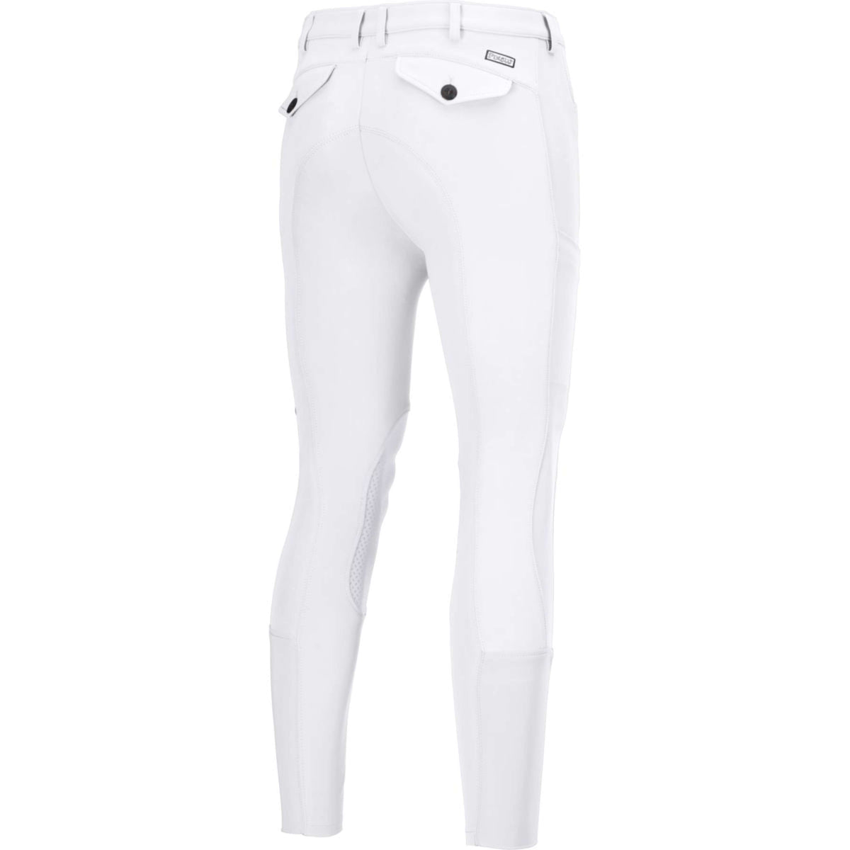 Pikeur Pantalon d'Équitation Navaro Prise de Genou Hommes Blanc