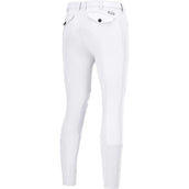 Pikeur Pantalon d'Équitation Navaro Prise de Genou Hommes Blanc