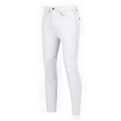 Pikeur Pantalon d'Équitation Navaro Prise de Genou Hommes Blanc