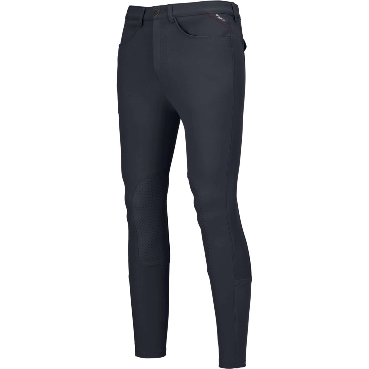 Pikeur Pantalon d'Équitation Navaro Prise de Genou Hommes Dark Shadow