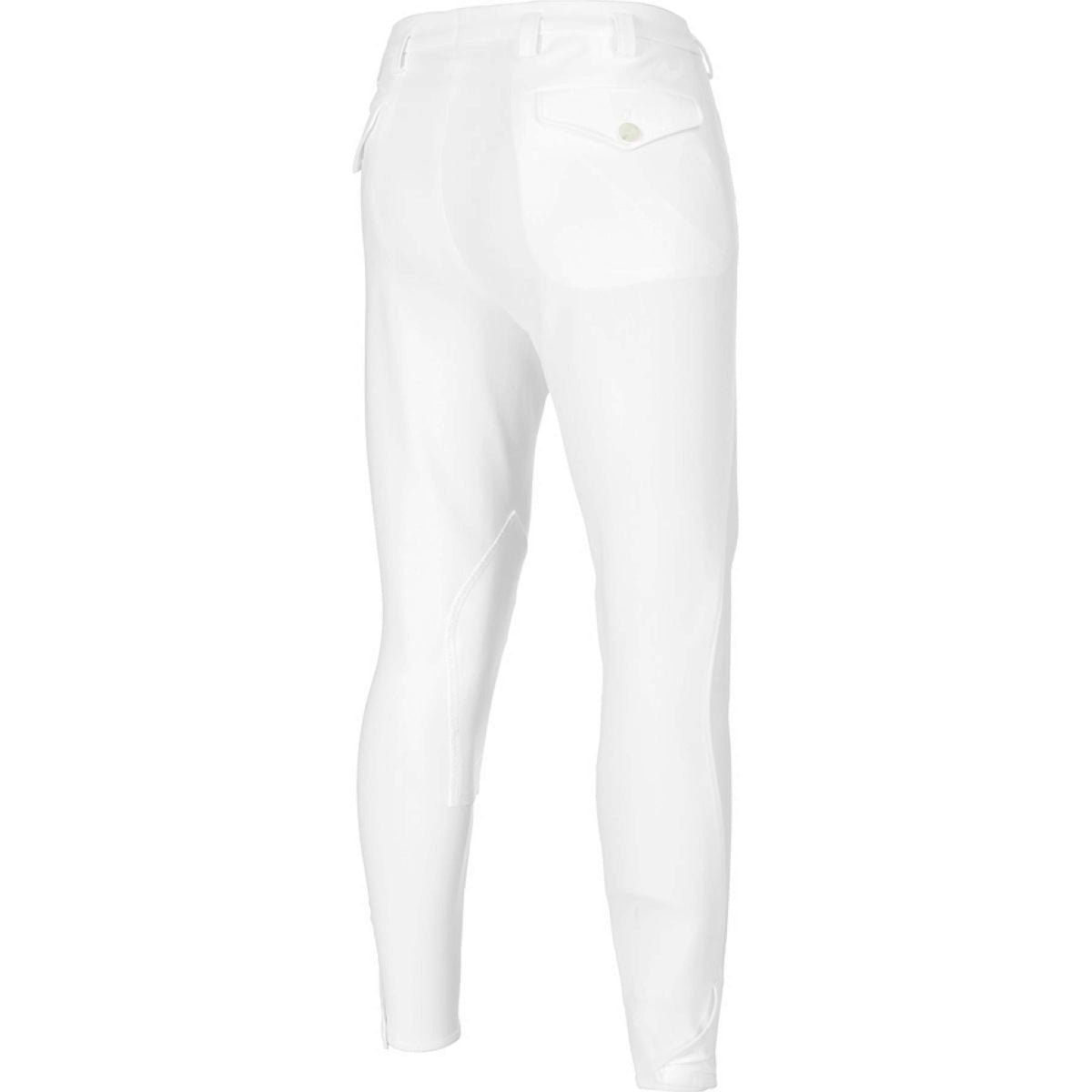 Pikeur Pantalon d'Équitation Rodrigo McCrown Prise de Genou Blanc