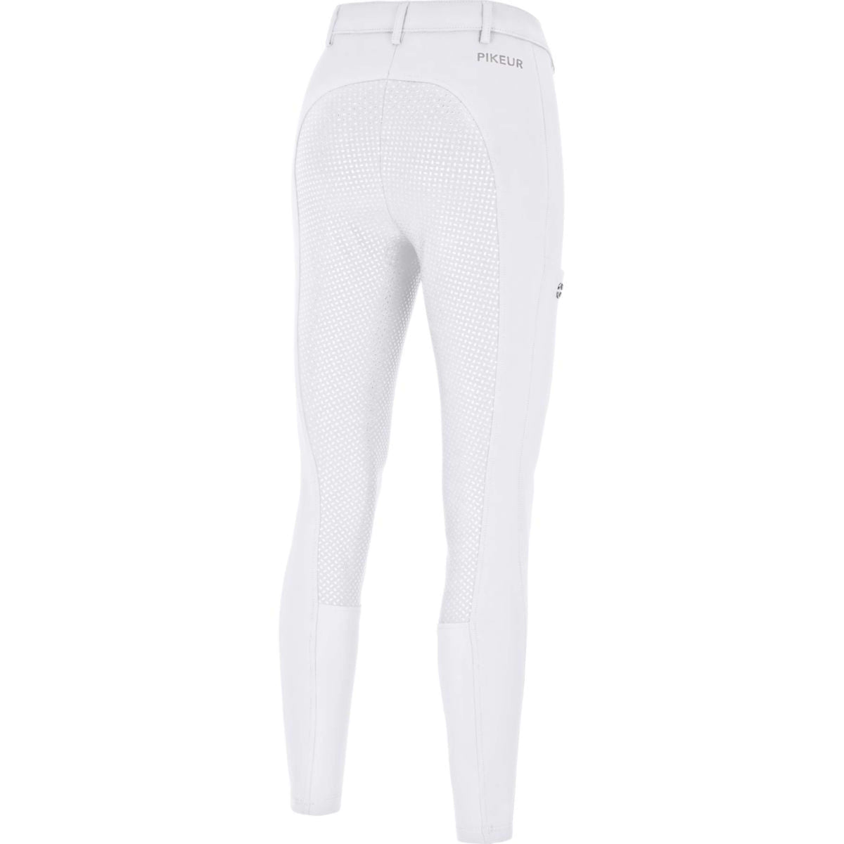 Pikeur Pantalon d'Équitation New Lugana Full Grip Midwaist Blanc