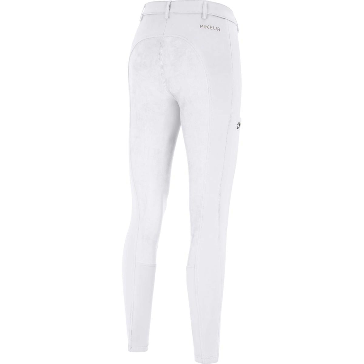 Pikeur Pantalon d'Équitation New Lugana McCrown Full Grip Midwaist Blanc