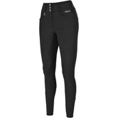 Pikeur Pantalon d'Équitation Candela Corkshell New Cuir Fond de Peau Noir