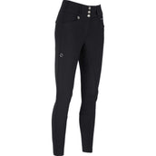 Pikeur Pantalon d'Équitation Candela New Cuir Fond de Peau Noir