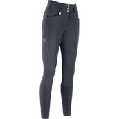 Pikeur Pantalon d'Équitation New Candela Cuir Fond de Peau Dark Shadow