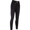 Pikeur Pantalon d'Équitation New Candela Cuir Fond de Peau Noir