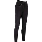 Pikeur Pantalon d'Équitation New Candela Cuir Fond de Peau Noir
