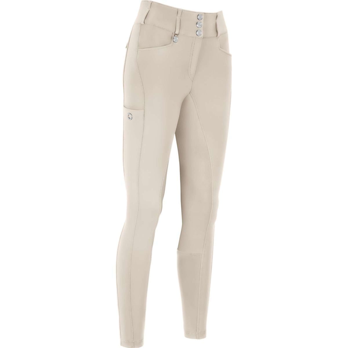 Pikeur Pantalon d'Équitation New Candela Cuir Fond de Peau Vanilla Cream