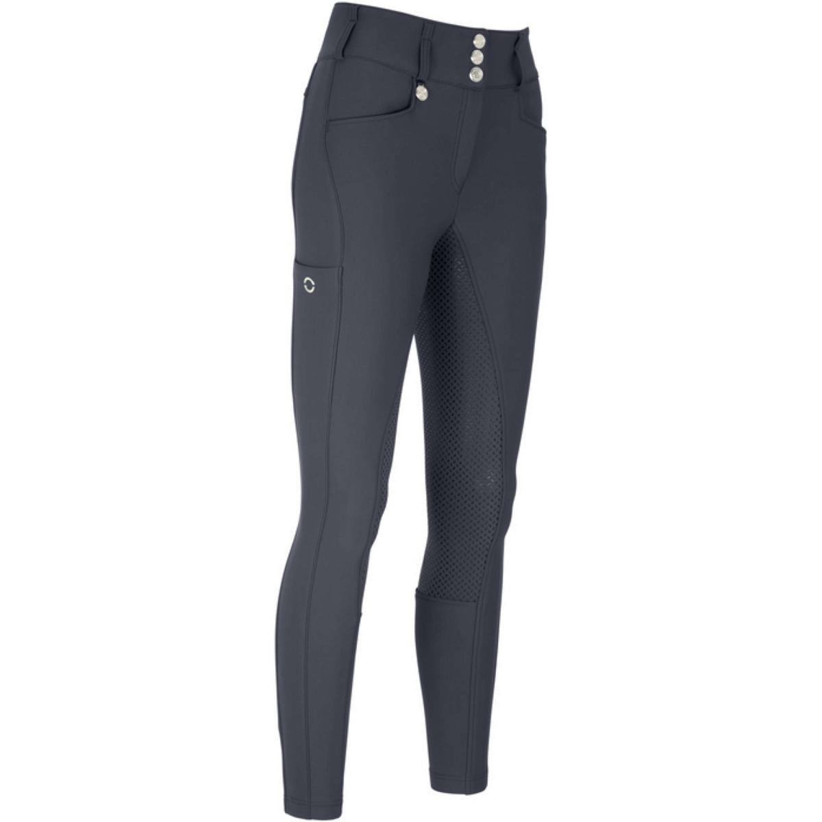 Pikeur Pantalon d'Équitation New Candela Winter Full Grip Dark Shadow