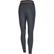 Pikeur Pantalon d'Équitation Gia Athleisure Softshell Full Grip Dark Shadow