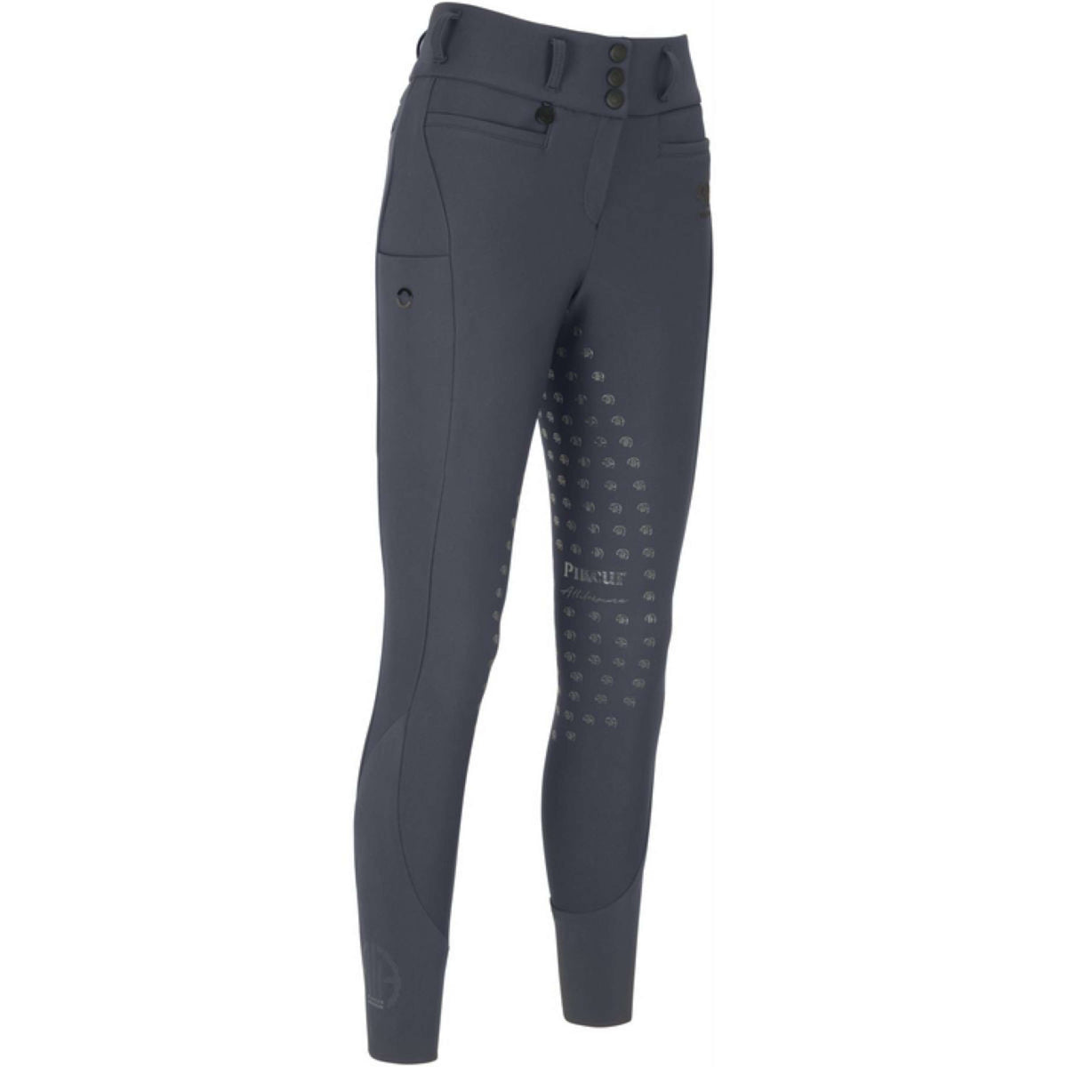 Pikeur Pantalon d'Équitation Linn SD Winter Full Grip Dark Shadow