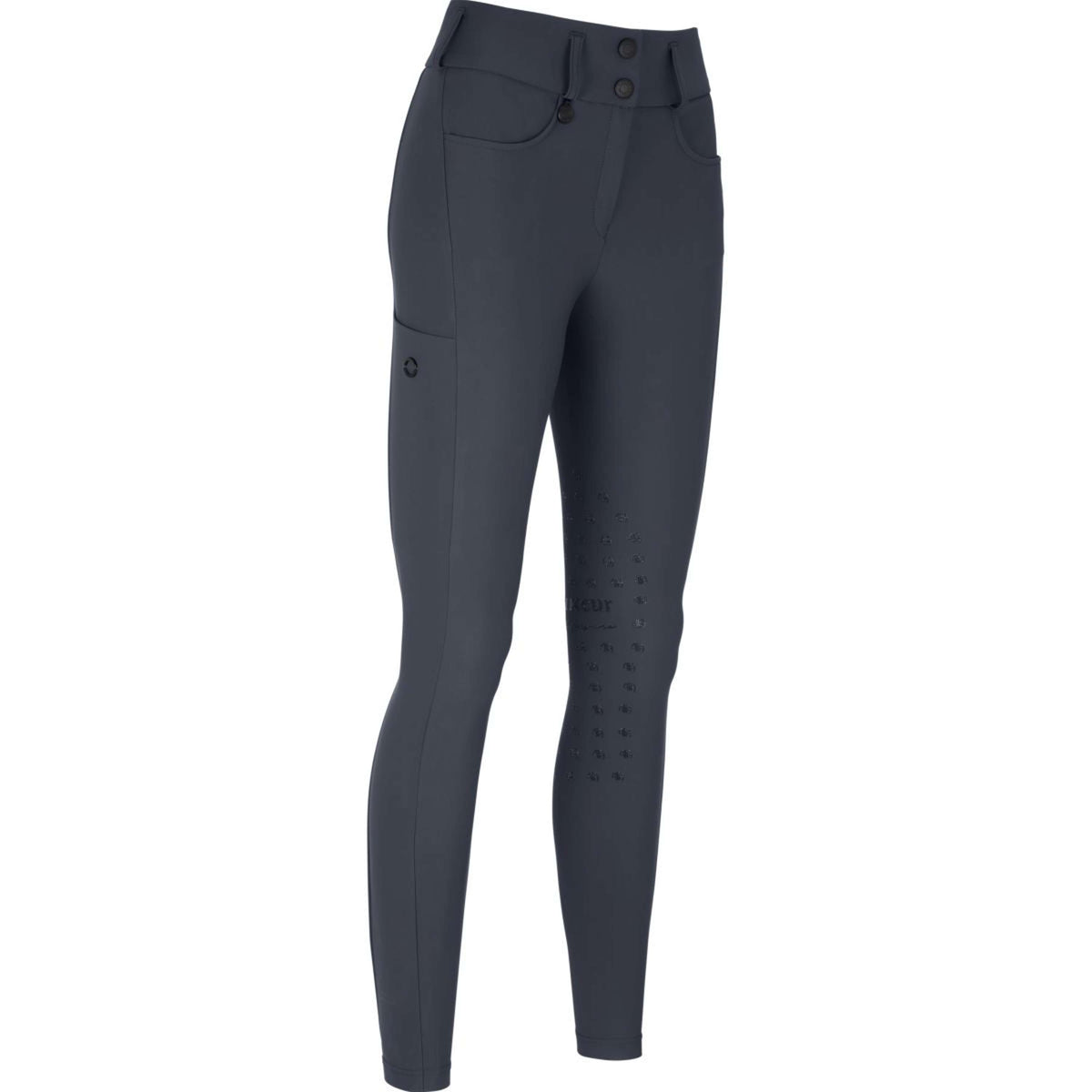 Pikeur Pantalon d'Équitation Amia SD Prise de Genou Dark Shadow