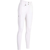 Pikeur Pantalon d'Équitation Amia SD Prise de Genou Blanc