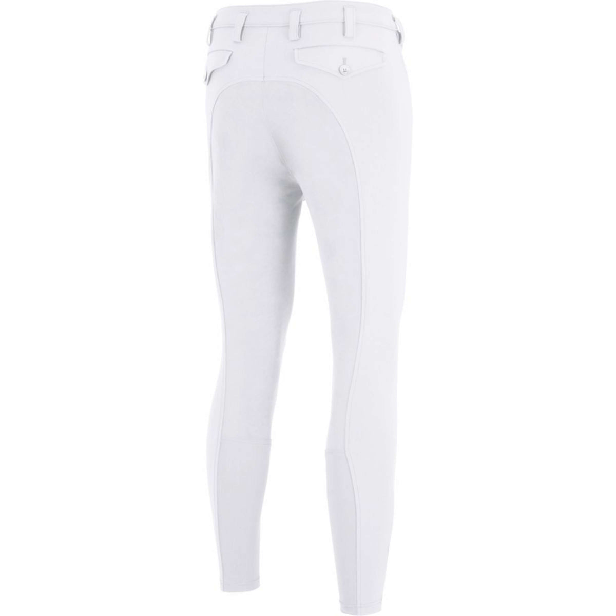 Pikeur Pantalon d'Équitation Rossini New Cuir Fond de Peau Blanc