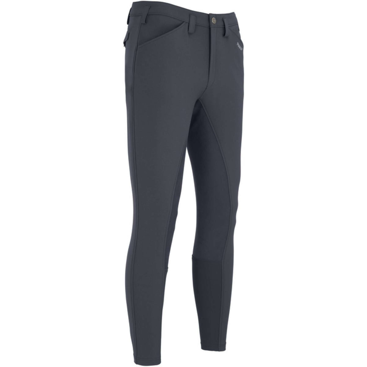 Pikeur Pantalon d'Équitation Rossini New Cuir Fond de Peau Dark Shadow