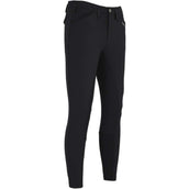 Pikeur Pantalon d'Équitation Rossini New Cuir Fond de Peau Noir