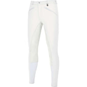 Pikeur Pantalon d'Équitation Liostro New Cuir Fond de Peau Blanc