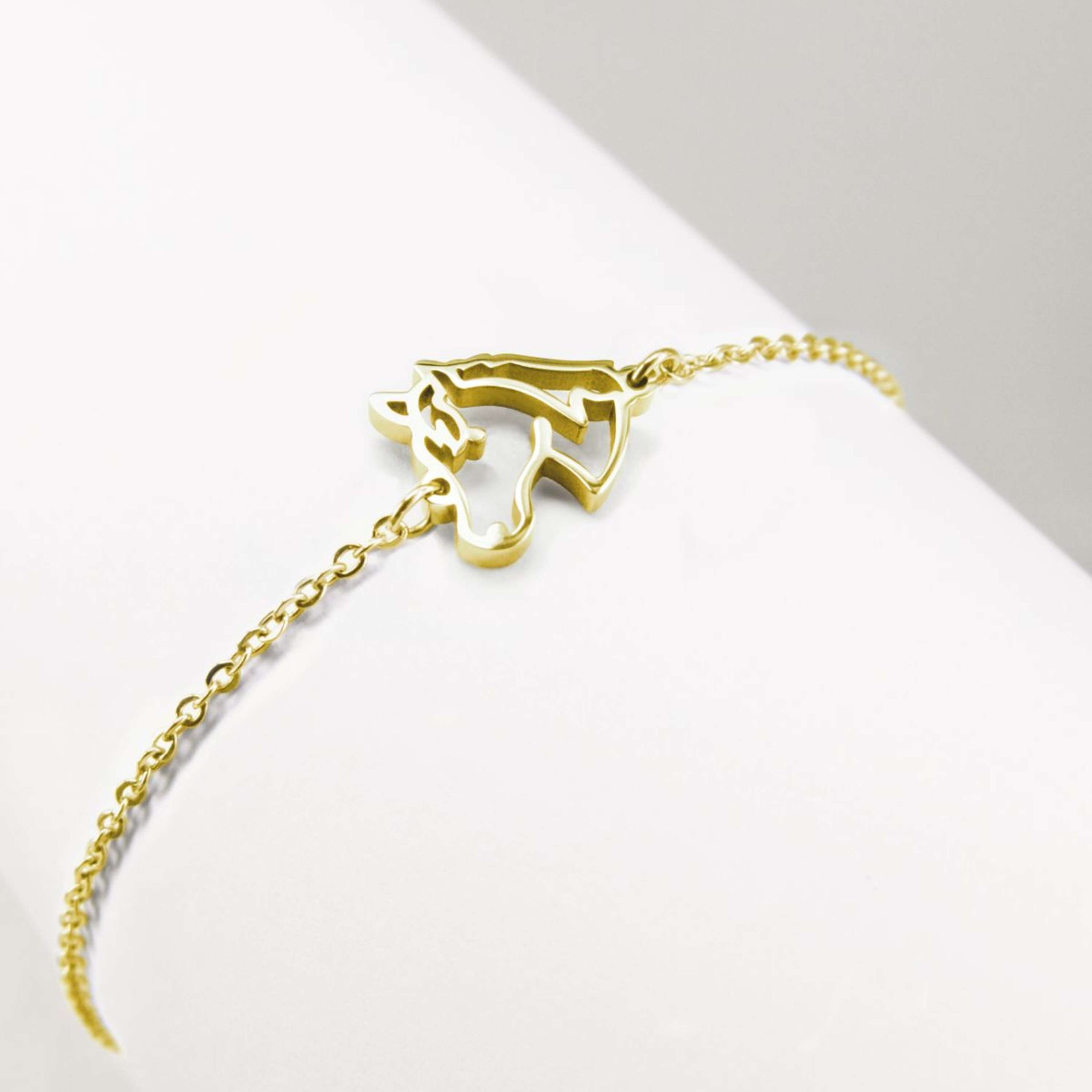 Ponytail&Co Bracelet Cheval Or