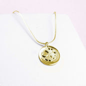 Ponytail&Co Pendant Charm & Clover Or