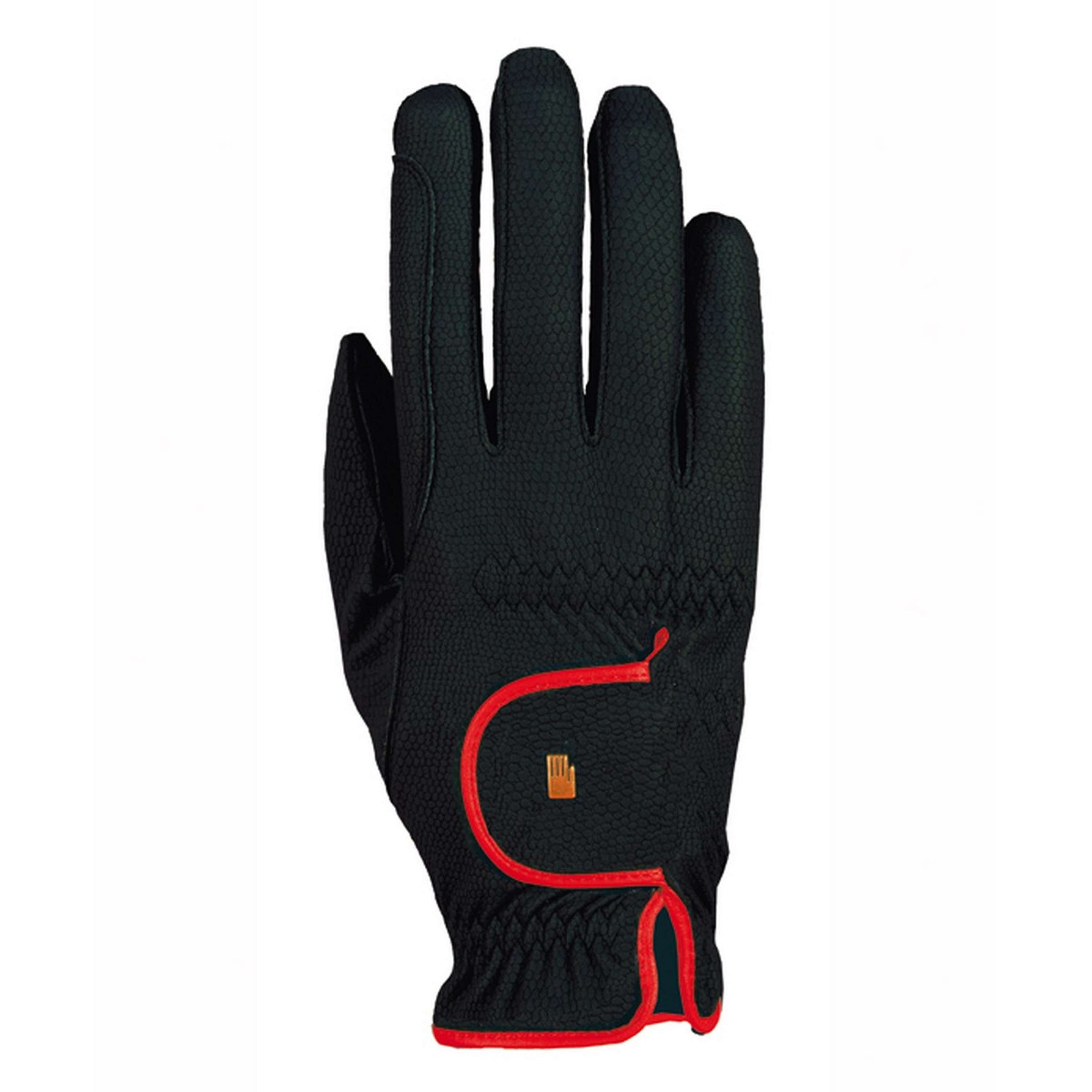 Roeckl Gants Lona Roeck-Grip Lining Noir/Rouge