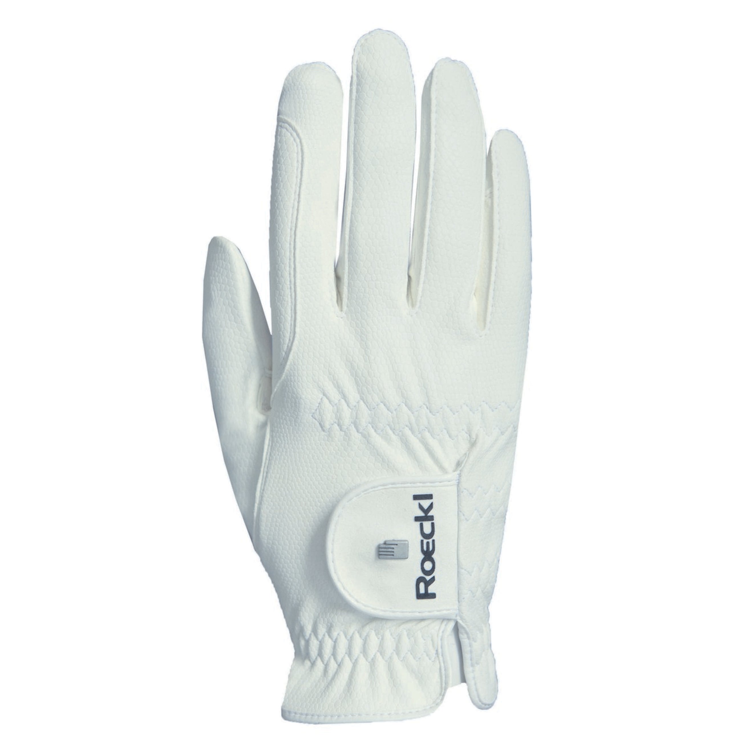 Roeckl Gants d'Équitation Roeck-Grip Pro Blanc