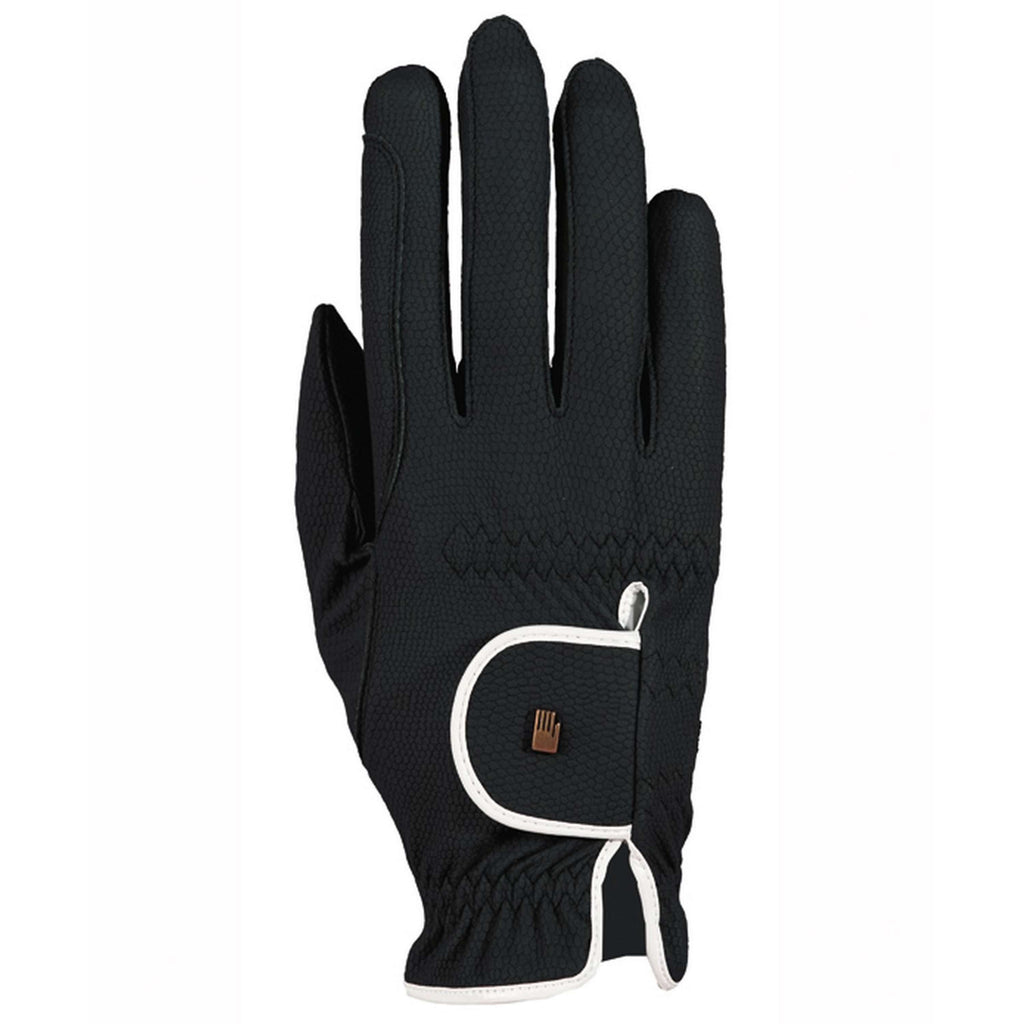 Roeckl Gants d'Équitation Lona Roeck-Grip Lining Noir/Blanc