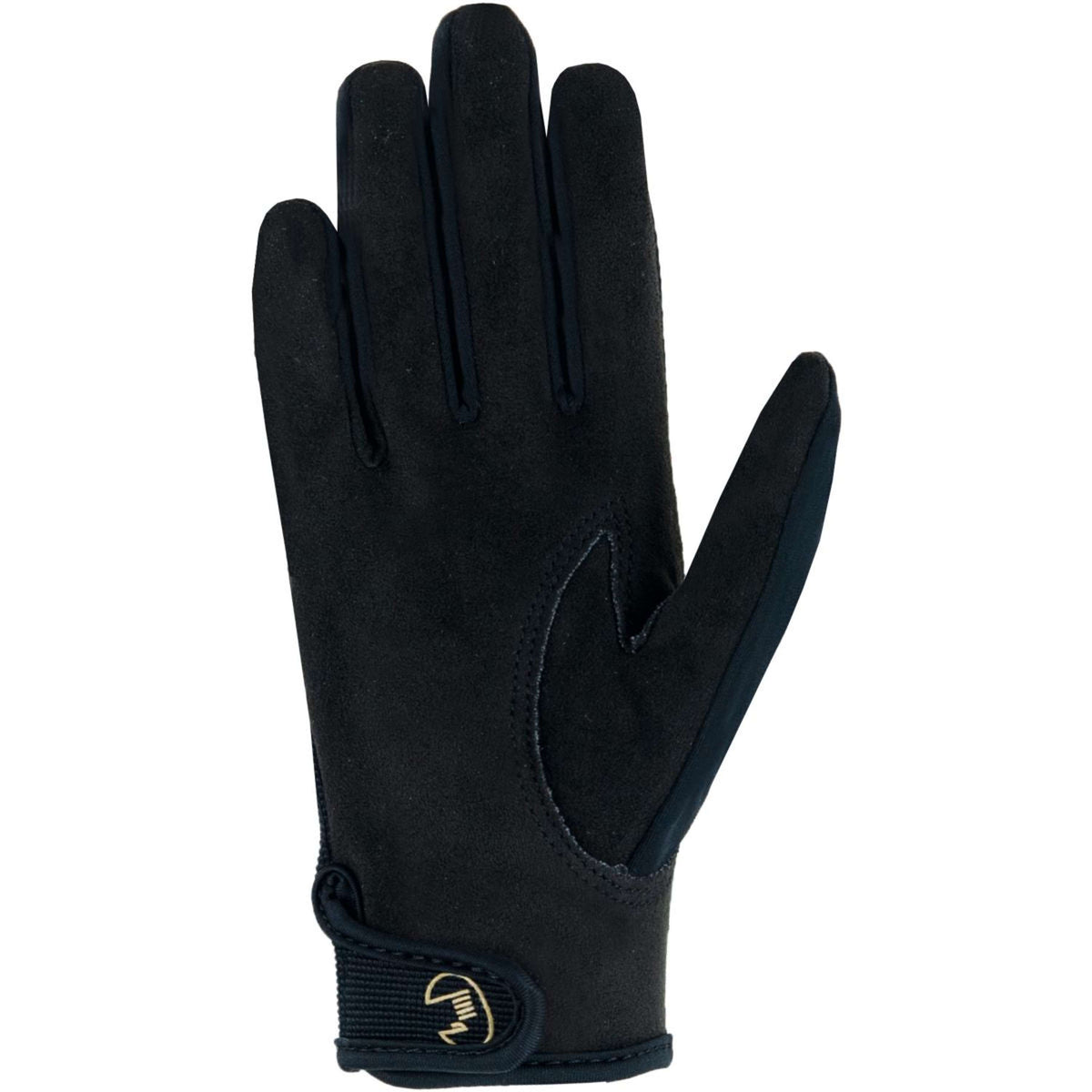 Roeckl Gants d'Équitation Tryon Noir/Or