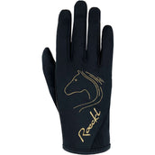 Roeckl Gants d'Équitation Tryon Noir/Or