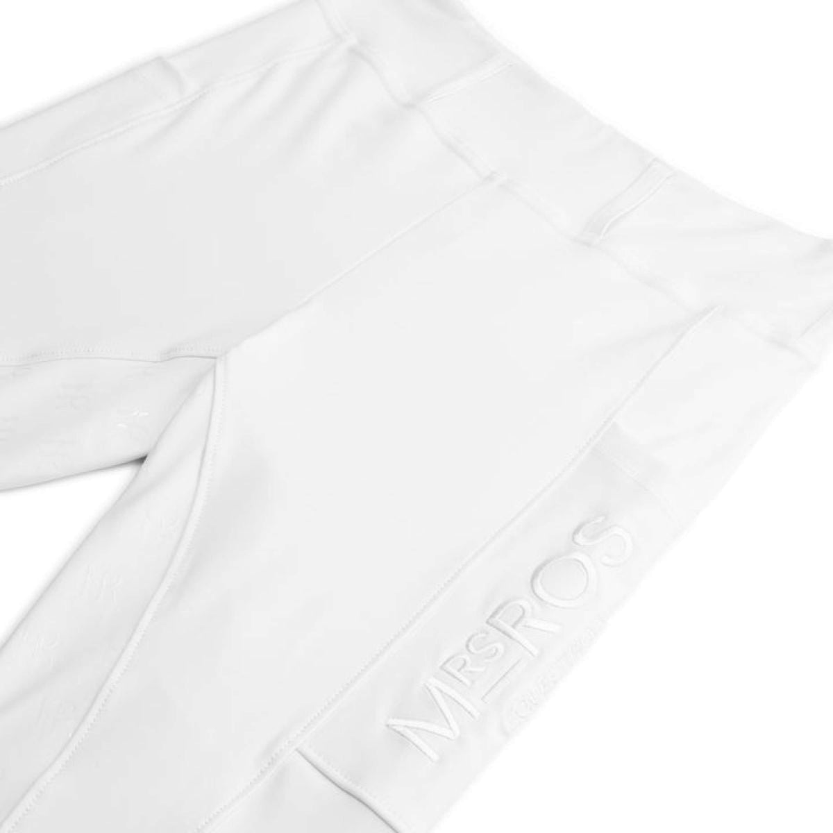 Mrs. Ros Legging d'Équitation Silhouette Blanc