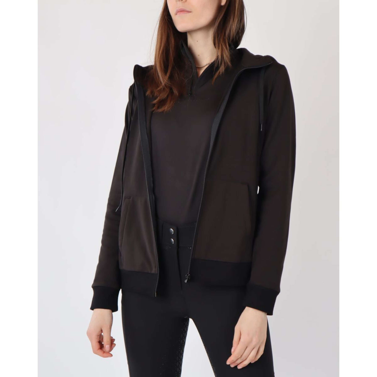 Rebel Veste Tone in Tone Noir