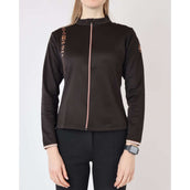 Rebel Veste Bid-Chain Logo or rose Noir