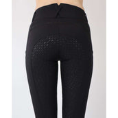 Rebel Pantalon d'Équitation Highwaist Adhérence totale Noir