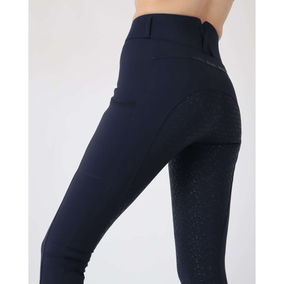 Rebel Pantalon d'Équitation Highwaist Adhérence totale Marin