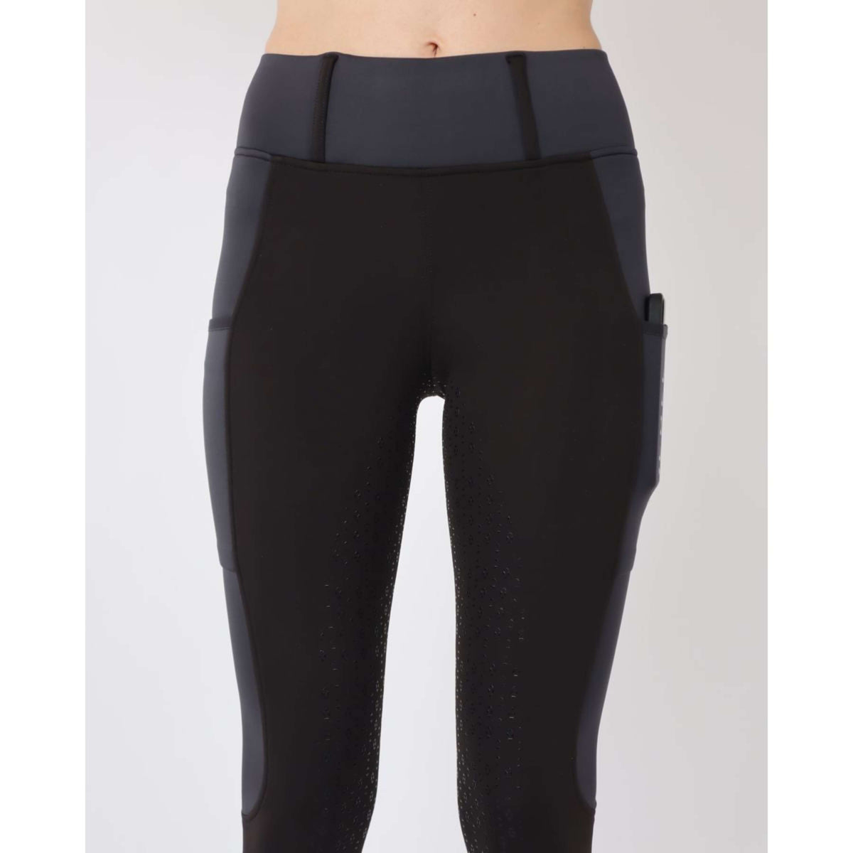 Rebel Pull On Legging d'Équitation Adhérence totale Noir