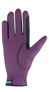 Roeckl Gants d'Équitation Malta Winter Grape Wine