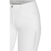 Schockemöhle Pantalon d'Équitation Summer Daliah Prise de Genou Blanc