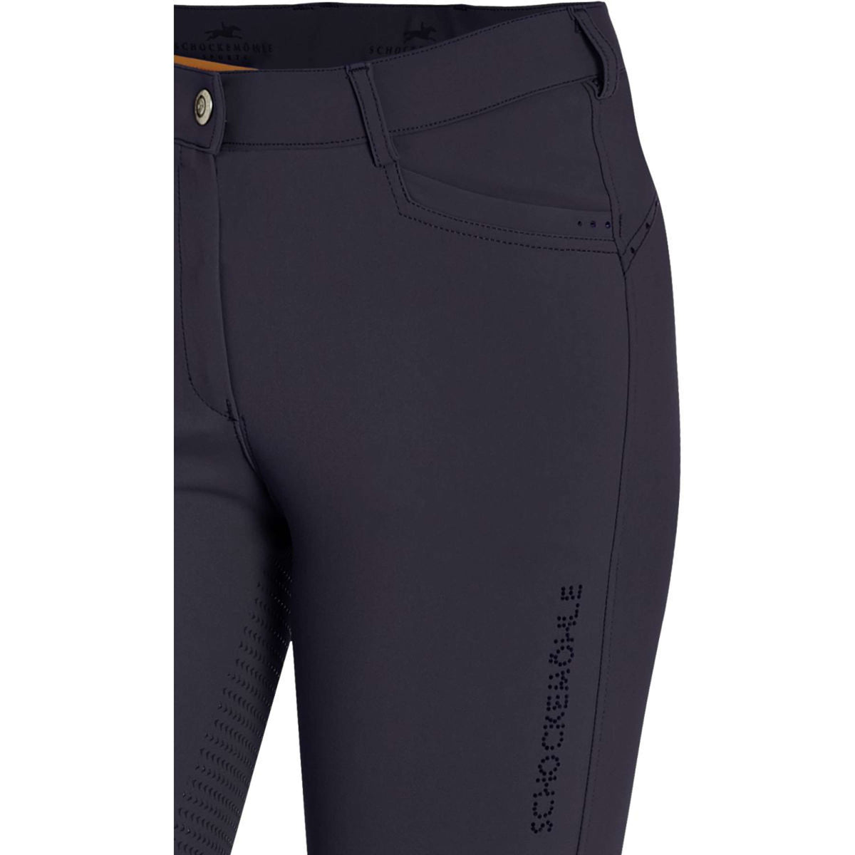 Schockemöhle Pantalon d'Équitation Equinox Summer Bea Full Grip Marin