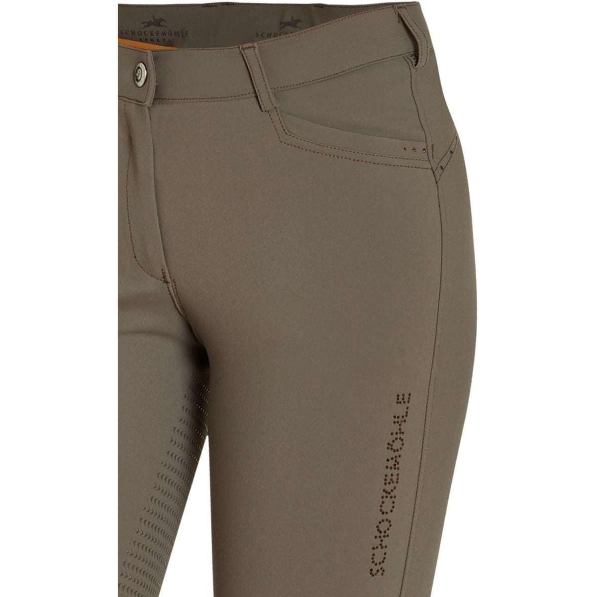 Schockemöhle Pantalon d'Équitation Equinox Summer Bea Full Grip Taupe