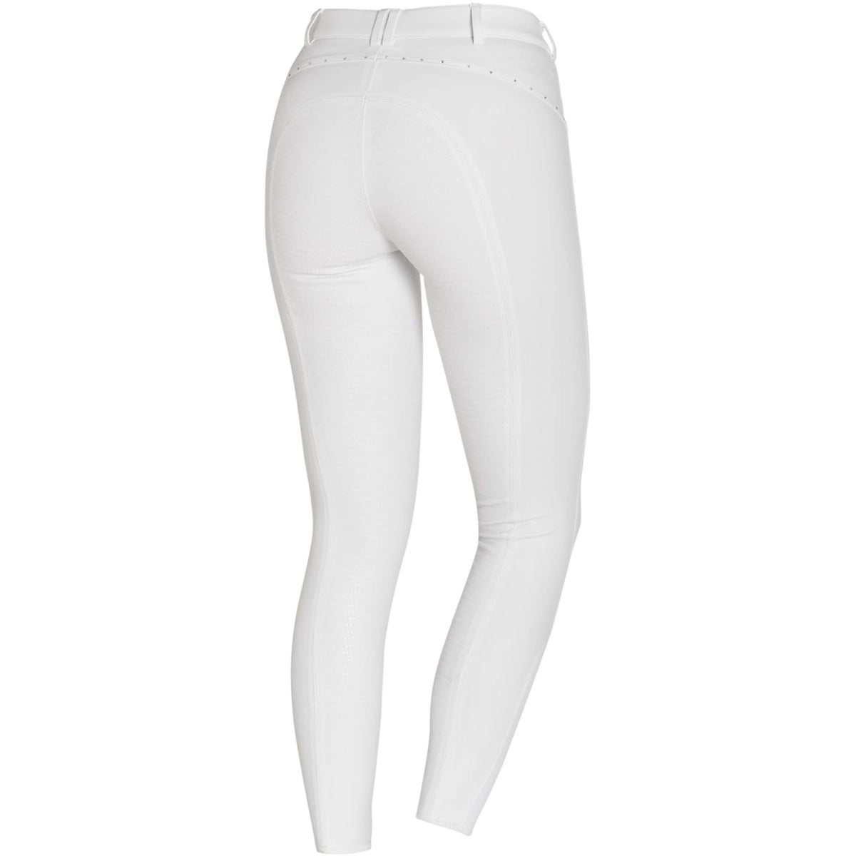 Schockemöhle Pantalon d'Équitation Equinox Summer Bea Full Grip Blanc