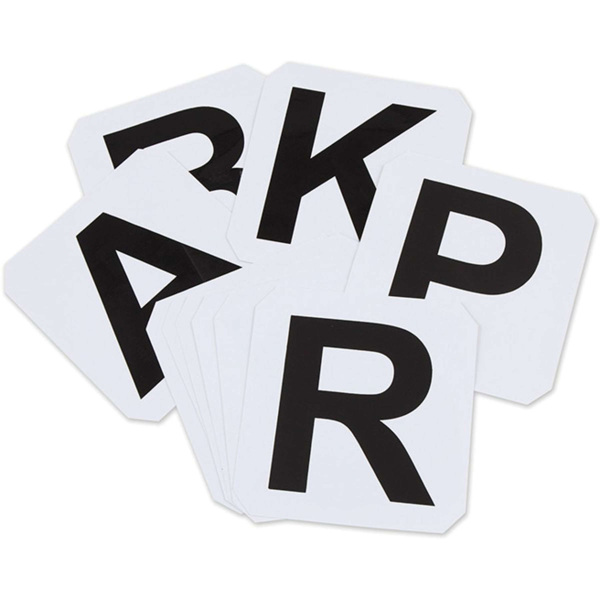 Shires Lettres de Dressage Auto-adhésif Blanc