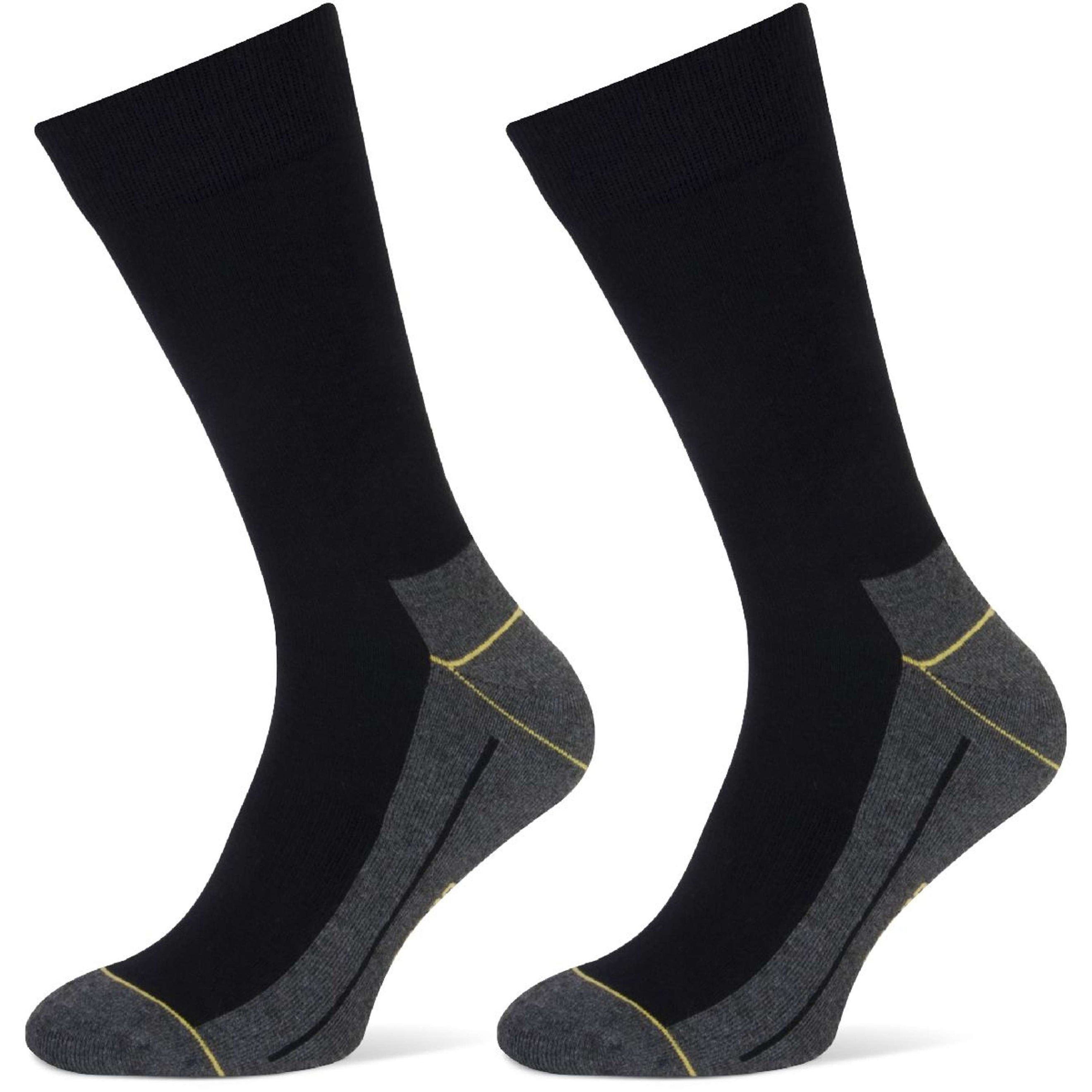 Stapp Yellow Chaussettes Walker 2-Pack Noir