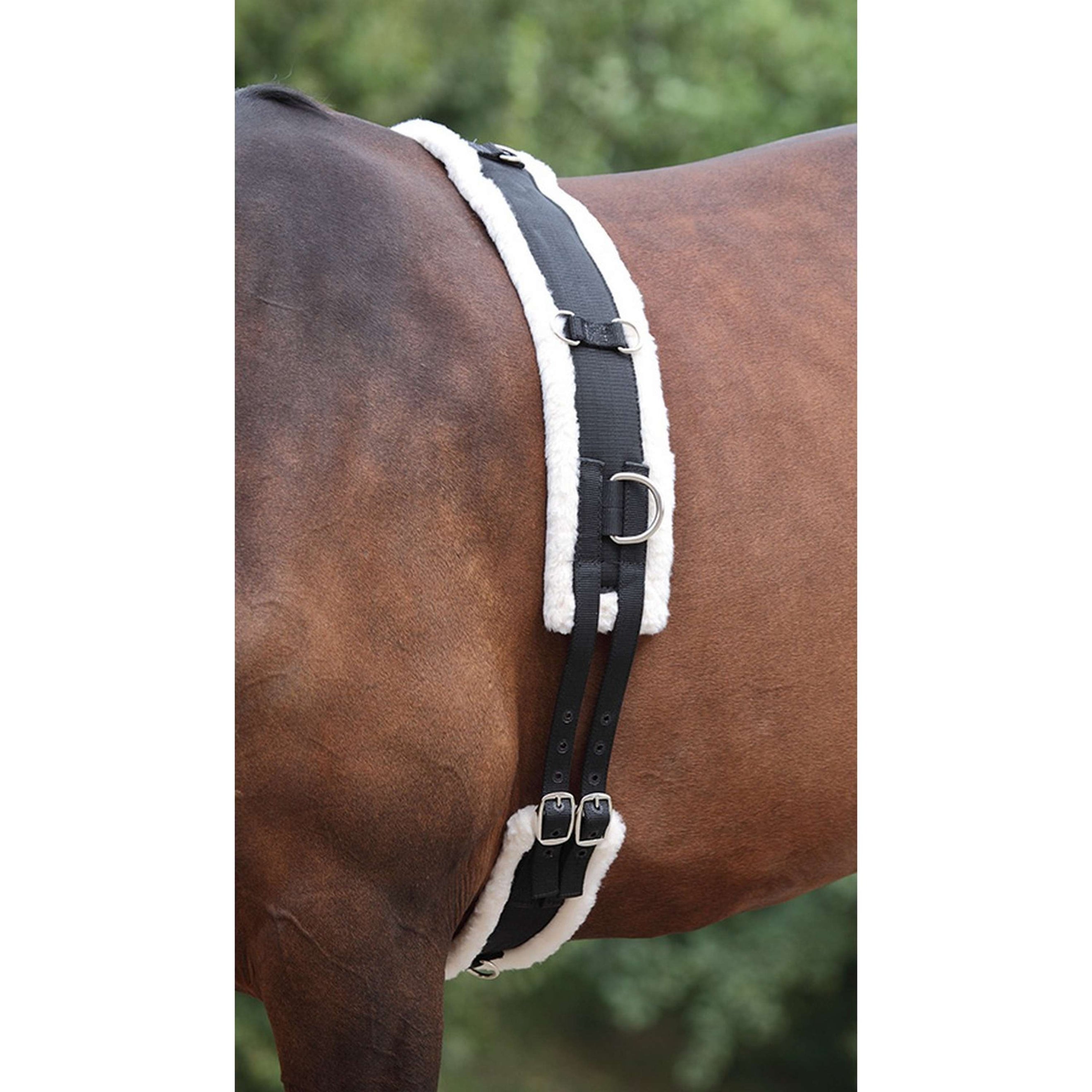 Shires Nylon Longe/ Pad de Surfaix avec Doublure en Polaire Noir