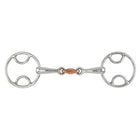 Shires Mors Double Brisure avec Lien en Cuivre RVS